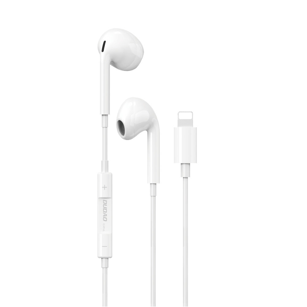Ausinės į ausis "iPhone" su "Lightning" kištuku X14PROL-W1, baltos spalvos