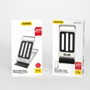 F14 standing folding phone stand metal silver