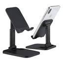 Stand folding stand for phone tablet 4-8'' for desk black