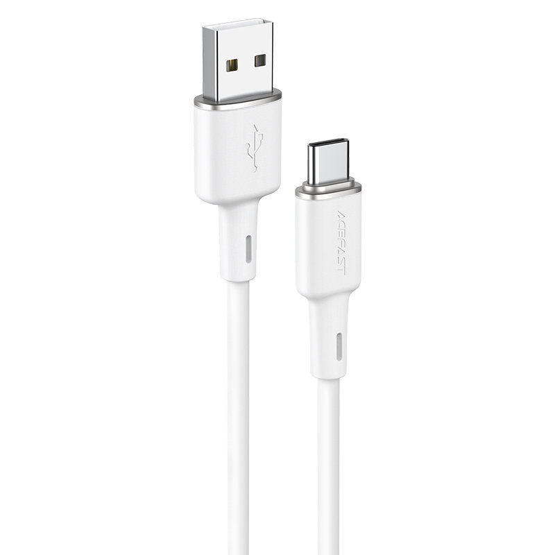 Kabelis USB - USB-C 3A 1,2 m balts