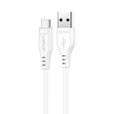 Telefona kabelis USB - USB-C 3A 1,2 m balts