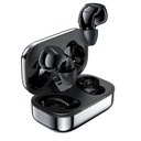 TWS Bluetooth 5.2 waterproof IPX4 silver gaming wireless in-ear headphones