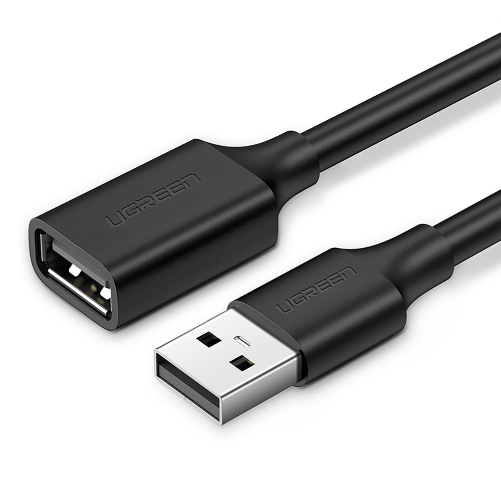 USB 2.0 kabeļa pagarinājuma adapteris 5 m melns
