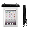 PVC waterproof tablet case with adjustable strap Outdoor - white