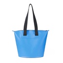 PVC waterproof beach bag with shoulder strap 11L - blue