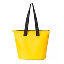 PVC waterproof beach bag with shoulder strap 11L - yellow