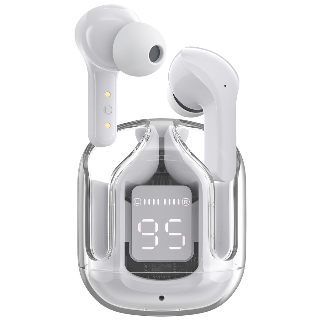 TWS bezvadu bezvadu austiņas Bluetooth pelēkas krāsas