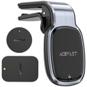 Car magnetic phone holder for ventilation grille gray