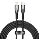 iPhone USB-C - Lightning 480Mbps PD 20W ātrās uzlādes kabelis 2m melns