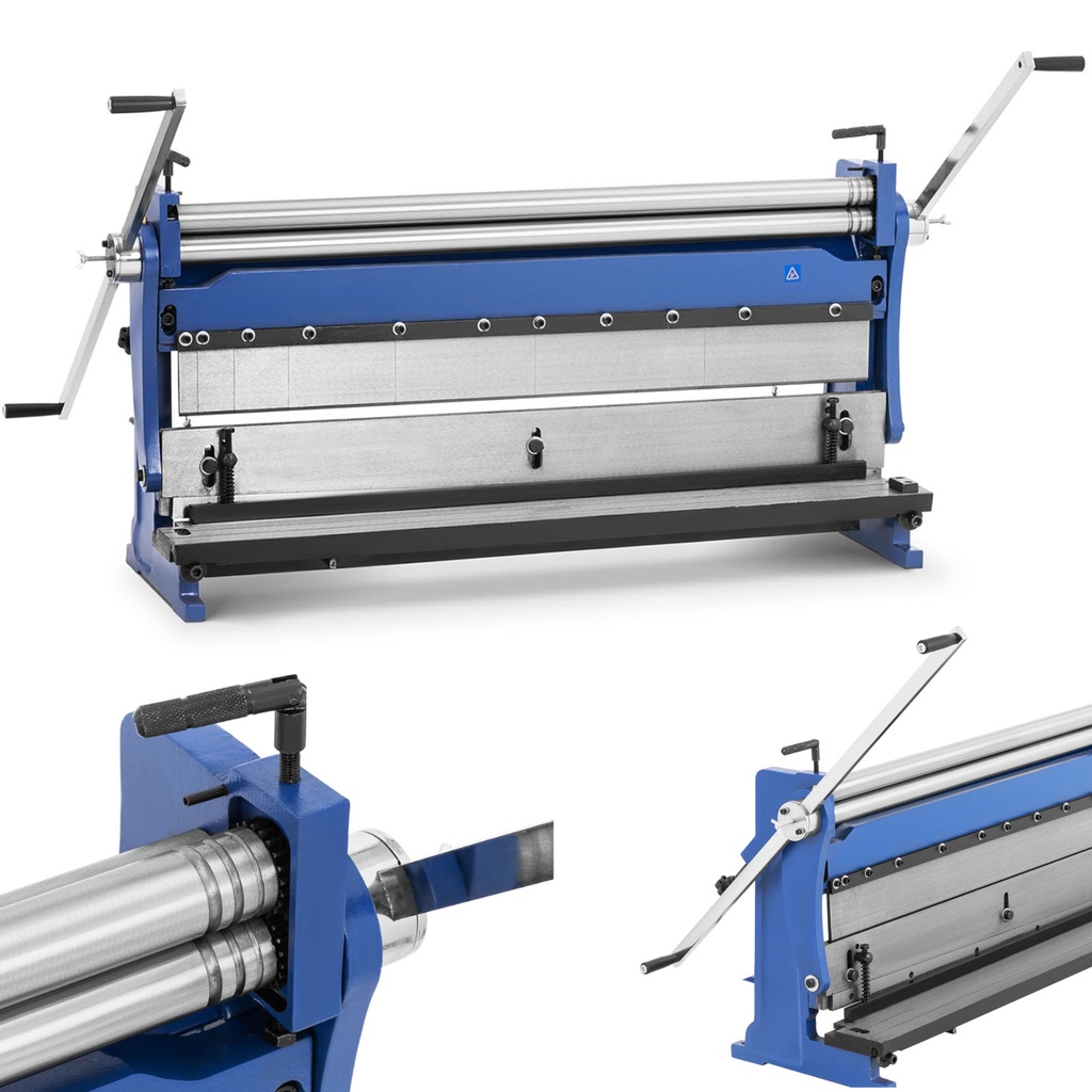 4-in-1 Sheet metal bending machine with rolling press cutting function 1040mm