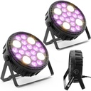 Scenos apšvietimas PAR 16 LED 120W KIT 2vnt.