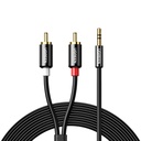 Audio cable 3.5mm mini jack - 2RCA 1.5m black