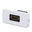 Socket panel with HDMI straight connector for mounting in frame Ugreen 20316 - white