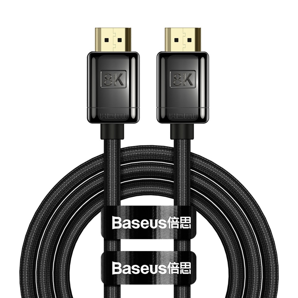 Durable flexible HDMI 2.1 8K High Definition Series 2m black cable