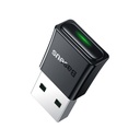 Adapter connector transmitter receiver Bluetooth 5.3 USB 20m range black