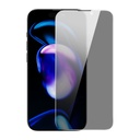 Grūdintas stiklas "iPhone 14 Pro" visam ekranui 0,4 mm "Anti Spy" filtro RINKINYS