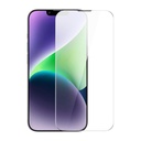 Rūdīts stikls iPhone 14 Plus / 13 Pro Max ar 0,4 mm skaļruņa vāciņu KIT