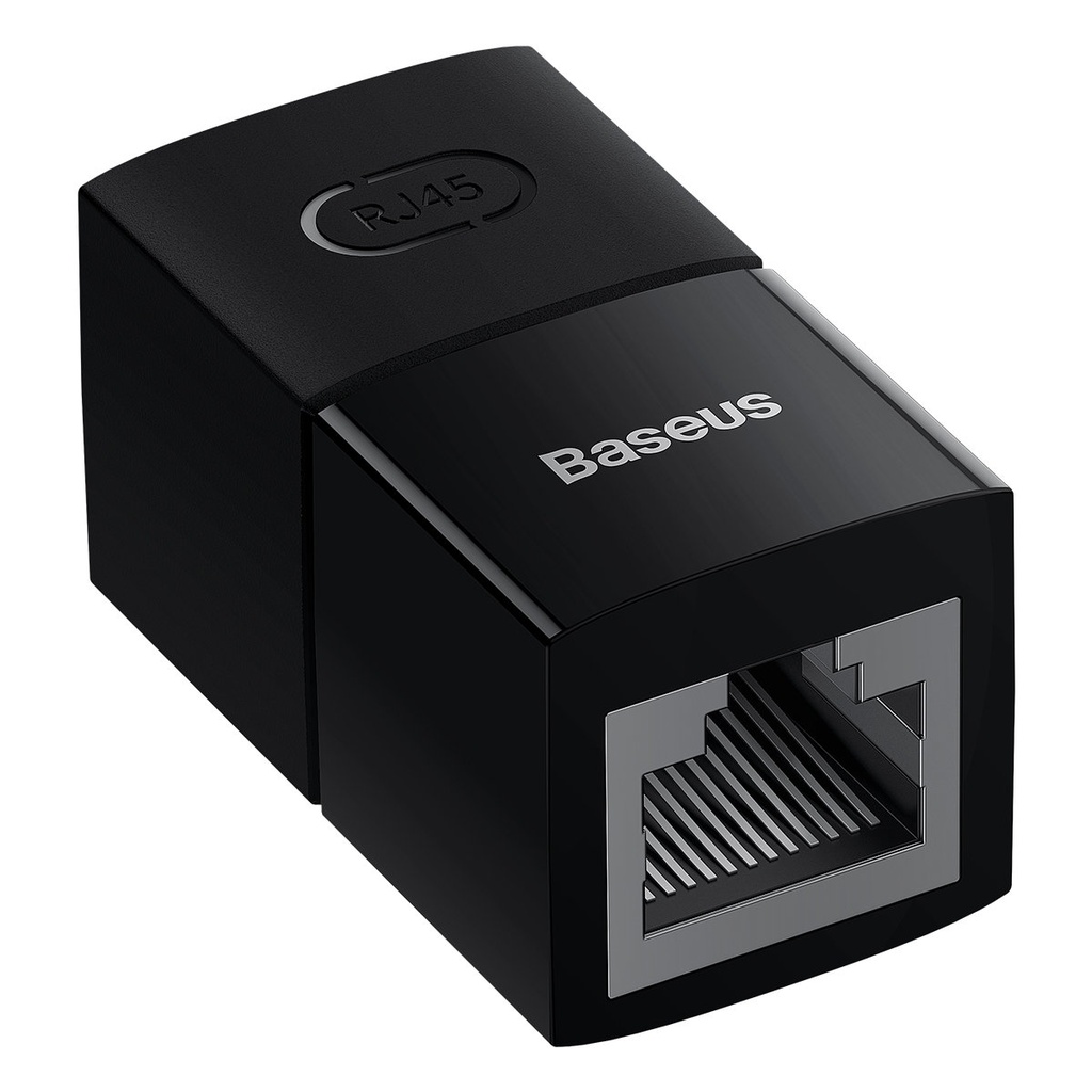 Ethernet tinklo kabelio jungtis RJ45 juoda KIT 10vnt.