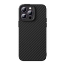 Armored iPhone 14 Pro Max MagSafe case + Synthetic Fiber tempered glass black