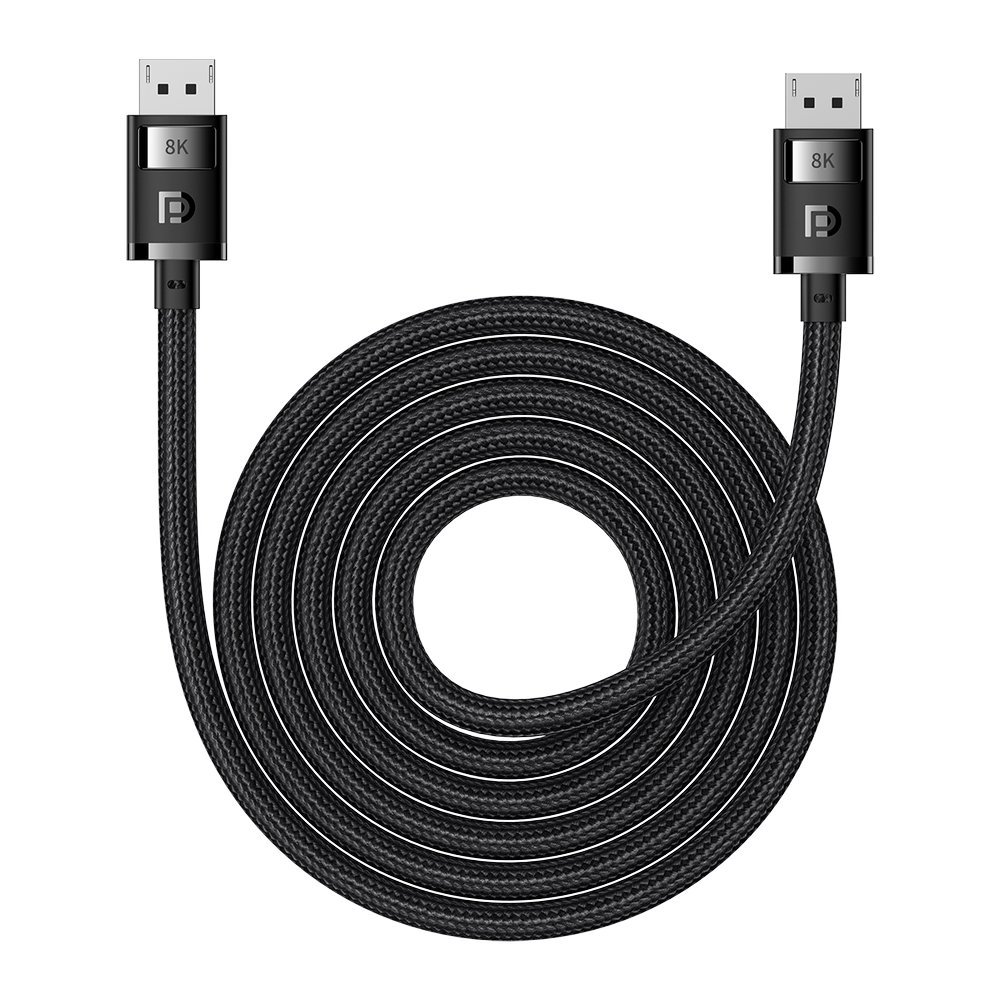 DisplayPort 8K 60Hz High Definition Series kabelis 5m melns