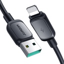 Kabelis iPhone Lightning - USB 2.4A 480Mbps 2m melns