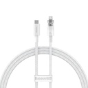 Pīts kabelis iPhone Explorer Series USB-C - Lightning 20W 1m balts