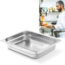 Konteineris GN 1/2 iš nerūdijančio plieno "Profi Line", aukštis 200 mm - Hendi 801406