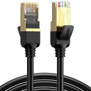 Tinklo komutacinis laidas STP RJ45 Cat 7 5 m, juodas