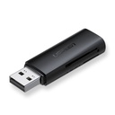 SD TF atmiņas karšu lasītājs datoram USB 3.0 melns