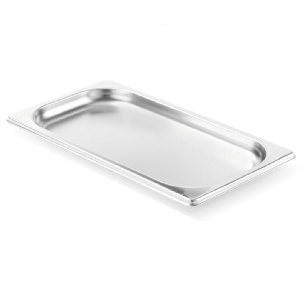 GN 1/3 konteineris iš nerūdijančio plieno "Profi Line" 20 mm aukščio - Hendi 801550