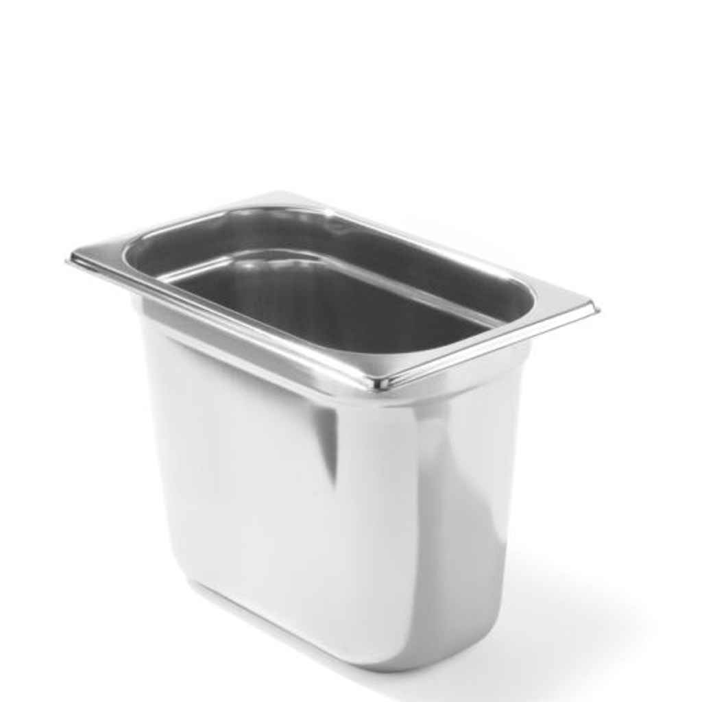 GN 1/4 nerūsējošā tērauda konteiners Profi Line, augstums 150 mm - Hendi 801611