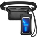 2in1 Set waterproof kidney pouch 22x15cm + phone case black