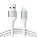 Cable cable for iPhone A10 Series USB - Lightning 2.4A 1.2m white