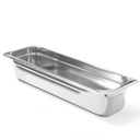 Konteineris GN 2/4 iš nerūdijančio plieno "Profi Line" H 100 mm - Hendi 801666