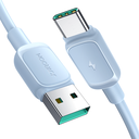 USB-A - USB-C 3A cable 1.2m blue