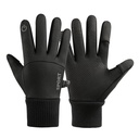 Men's insulated sports gloves for phone black