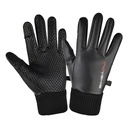 Insulated anti-slip gloves for phone men black