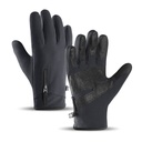 Winter gloves for phone sport outdoor ski bike jogging size M black