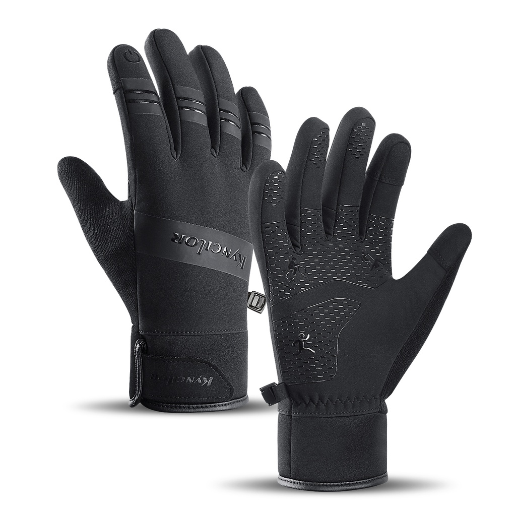 SPORT Outdoor apšiltintos lietimui jautrios pirštinės, skirtos telefonui, XL dydžio, juodos