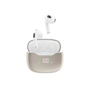 Bluetooth 5.1 wireless headphones TWS U15N LED white