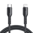 Cable for iPhone Flash-Charge Series USB-C - Lightning 30W cable 1m black