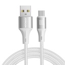 "Light-Speed" serijos USB-A - USB-C greitojo perdavimo kabelis 100W 2 m, baltas