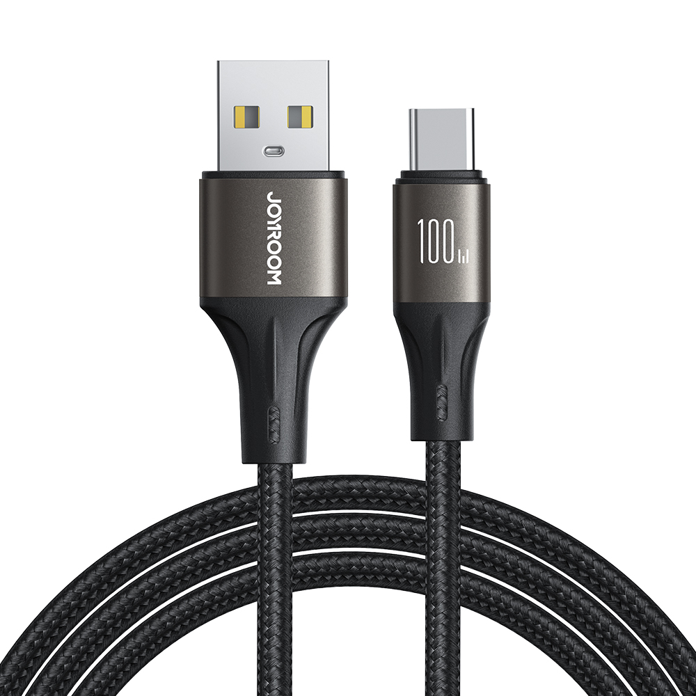 Cable Light-Speed Series USB-A - USB-C high-speed transfer cable 100W 1.2m black