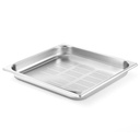 GN 2/3 perforated container height 40 mm - Hendi 802342