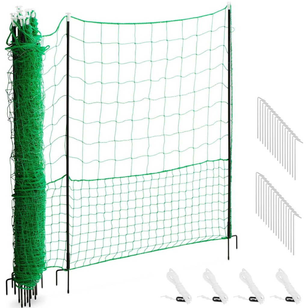Mājputnu nožogojuma aizsargnožogojums 1,25 x 25 m