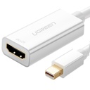 Adapteris FHD Mini DisplayPort (vīriešu) uz HDMI (sieviešu), balts