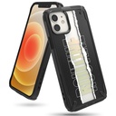Bruņu futrālis ar rāmi iPhone 12 mini Fusion X Design Routine melns