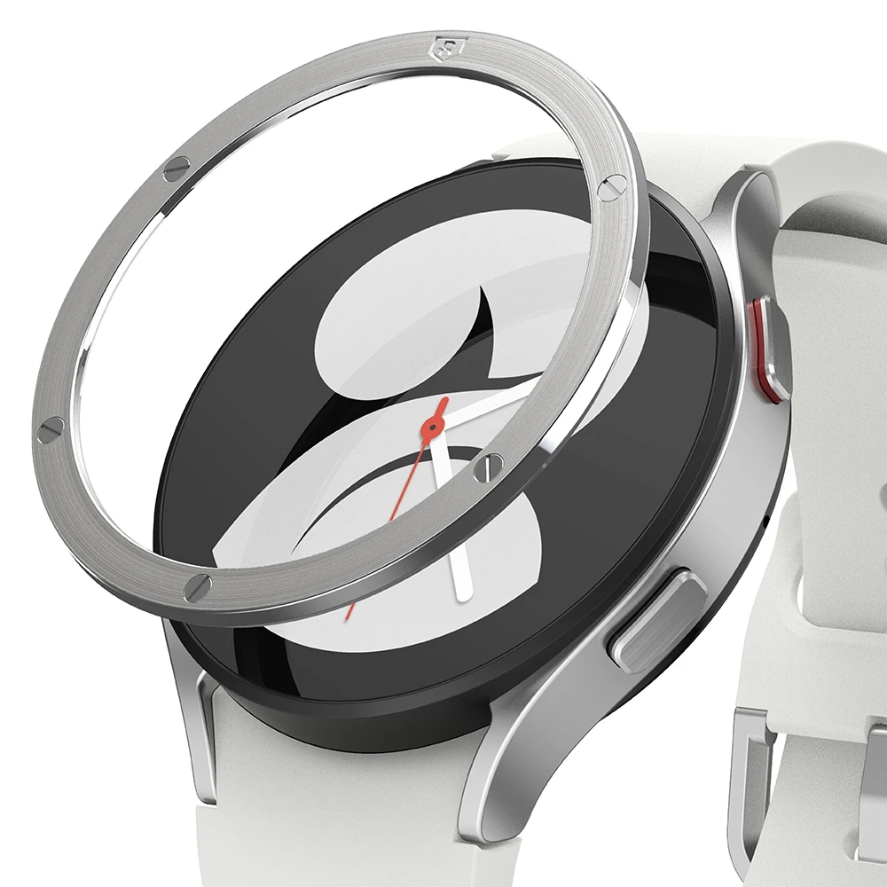 Aploksnes aizsargapvalka aizsargapvalks Pulksteņi 6 / 5 / 4 40mm Bezel Styling nerūsējošais tērauds sudraba krāsā