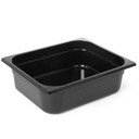 Juodos spalvos polikarbonato konteineris GN 1/2 H 100 mm - Hendi 862421