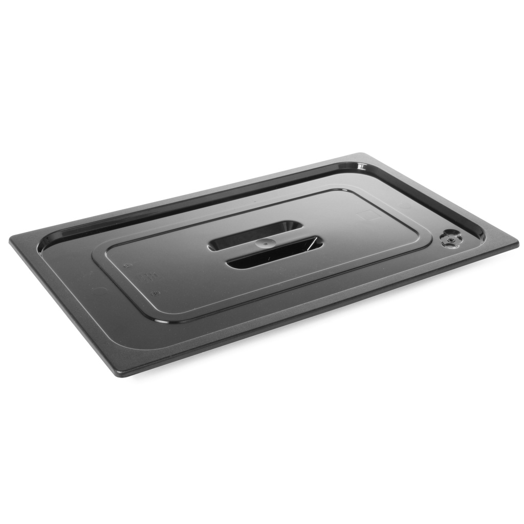 Juodos spalvos polikarbonato dangtis GN 1/2 - Hendi 862926